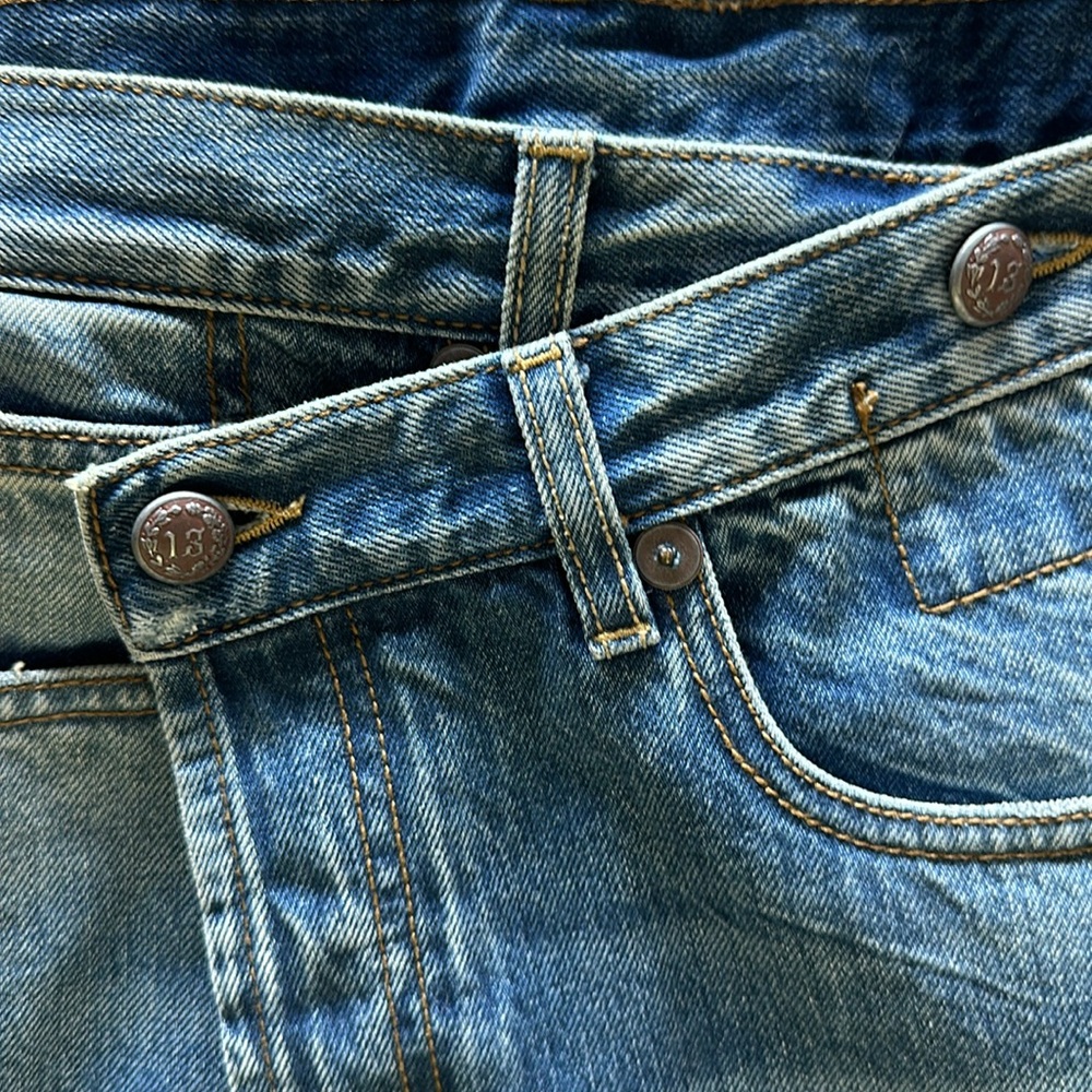 R13 brand new never worn cross button denim skirt - Picture 6 of 9
